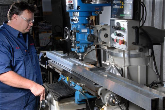 Milling out the door jambs for swing doors